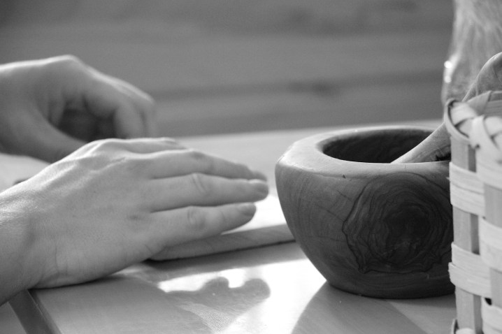 Hände bei der Arbeit