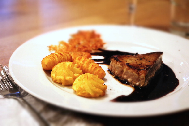 Thunfisch und Portwein