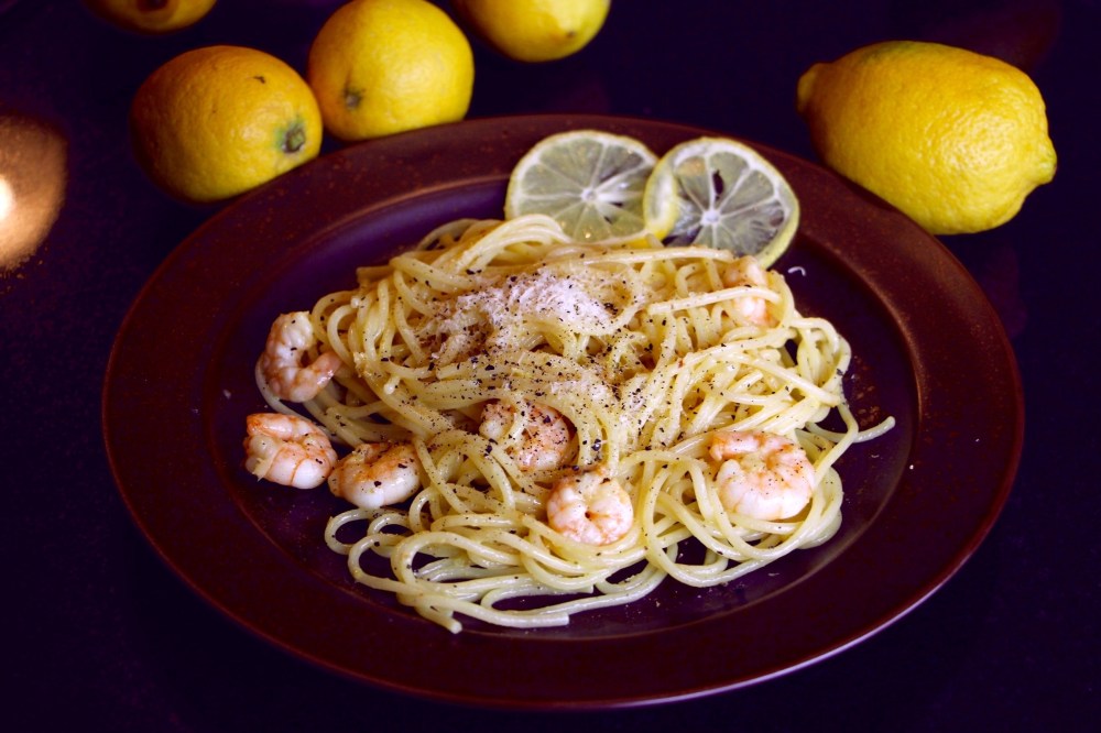 Spaghetti mit Zitronen