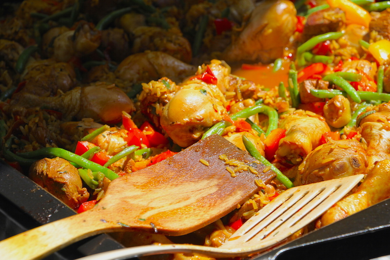 Paella Hühnchen