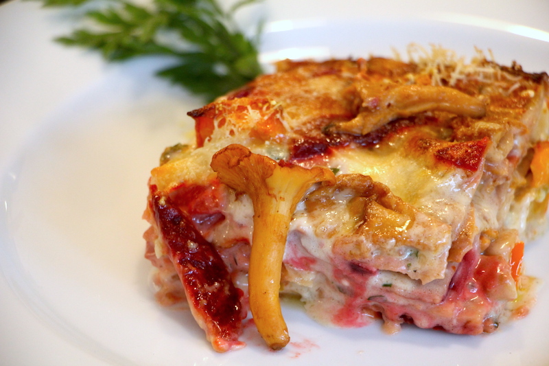 Lasagne Pfifferlinge
