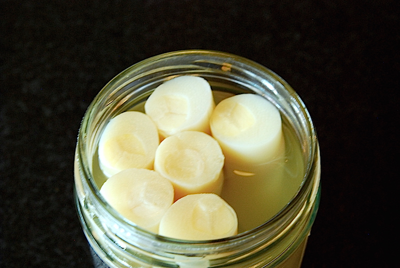 Palmherzen aus dem Glas